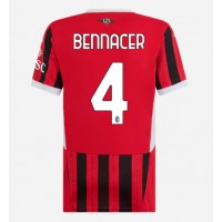 AC Milan Ismael Bennacer #4 Fotballklær Hjemmedrakt Dame 2024-25 Kortermet